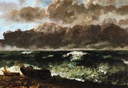 Gustave Courbet The Stormy Sea(or The Wave